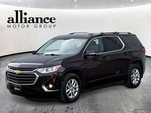 Burgundy 2019 Chevrolet Traverse LT Leather