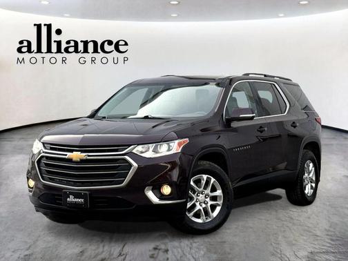 Burgundy 2019 Chevrolet Traverse LT Leather
