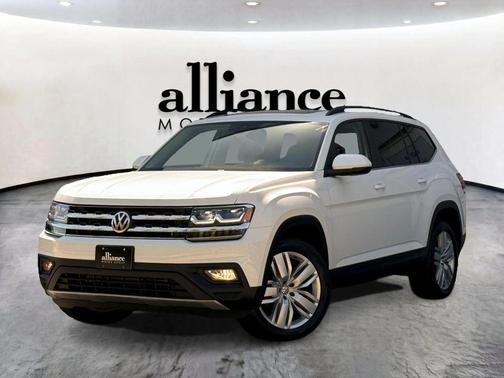Pure White 2020 Volkswagen Atlas 3.6L SE w/Technology