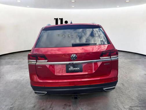 Aurora Red Metallic 2021 Volkswagen Atlas 2.0T SEL