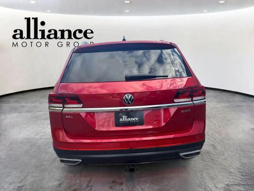 Aurora Red Metallic 2021 Volkswagen Atlas 2.0T SEL