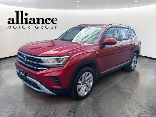 Aurora Red Metallic 2021 Volkswagen Atlas 2.0T SEL