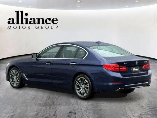 Blue 2018 BMW 540 xDrive