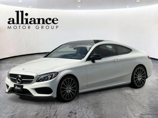 White 2018 Mercedes-Benz C-Class C 300 Coupe 2D