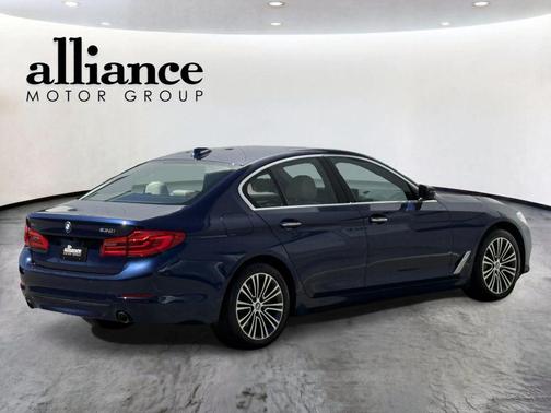 Blue 2018 BMW 530 xDrive