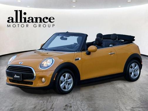 Yellow 2017 MINI Convertible Cooper