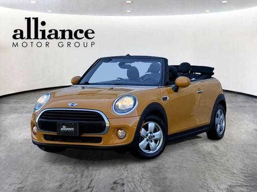 Yellow 2017 MINI Convertible Cooper