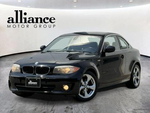 Black 2012 BMW 128 128i Coupe 2D