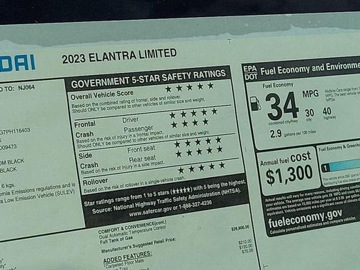 2023 Hyundai ELANTRA Limited