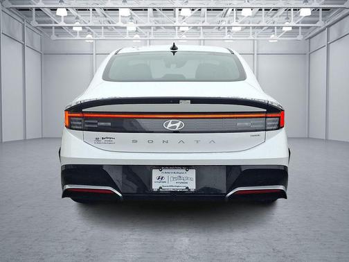 Serenity White 2025 Hyundai SONATA Hybrid SE