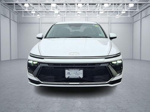 Serenity White 2025 Hyundai SONATA Hybrid SE