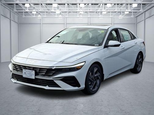 Serenity White 2025 Hyundai ELANTRA Limited