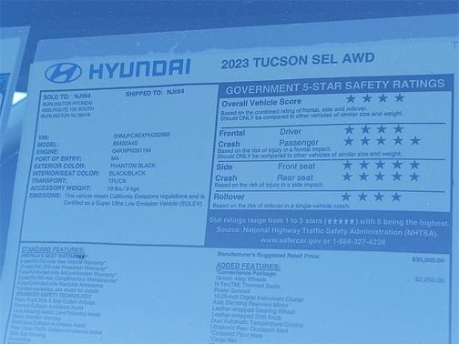 2023 Hyundai TUCSON SEL