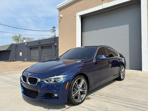 Blue 2016 BMW 340 340i Sedan 4D