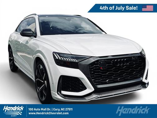 Glacier White Metallic 2023 Audi RS Q8 4.0T quattro