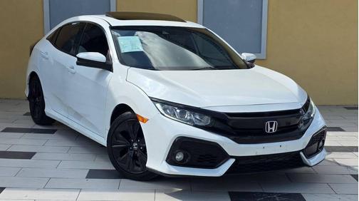 White 2019 Honda Civic EX