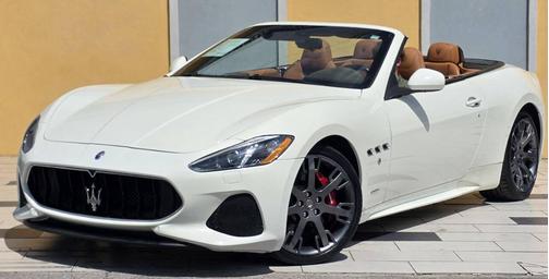 White 2018 Maserati GranTurismo Sport