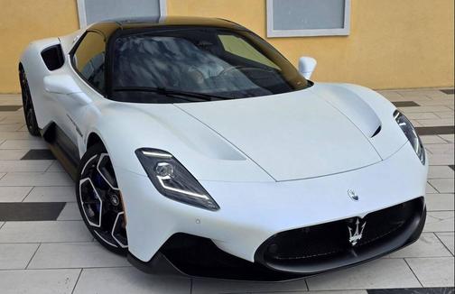 Bianco Audace Matte 2024 Maserati MC20 Cielo