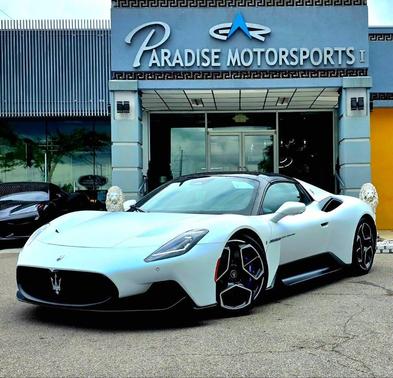 Bianco Audace Matte 2024 Maserati MC20 Cielo
