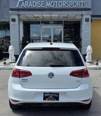 Pure White 2015 Volkswagen Golf DSG TDI S