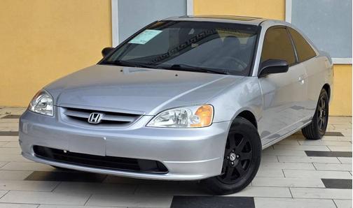 Satin Silver Metallic 2003 Honda Civic EX