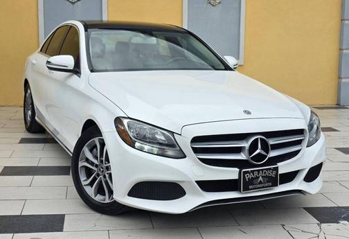 White 2018 Mercedes-Benz C-Class C 300 4dr Sedan