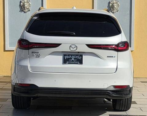 Rhodium White Premium 2025 Mazda CX-90 PHEV Premium Sport
