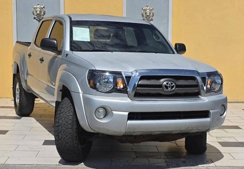 Silver 2009 Toyota Tacoma PreRunner Double Cab