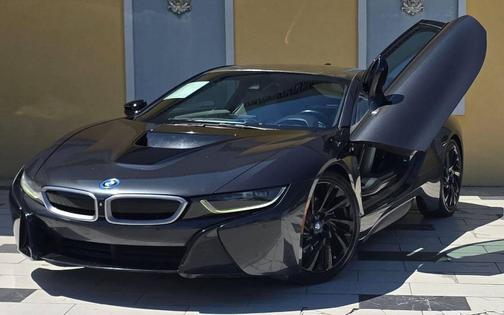 Gray 2015 BMW i8 Base AWD 2dr Coupe