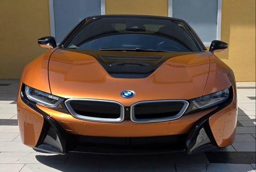 E-Copper Metallic w/Frozen Grey Accent 2020 BMW i8 Base AWD 2dr Roadster