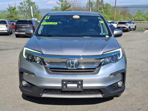 Lunar Silver Metallic 2021 Honda Pilot AWD EX-L