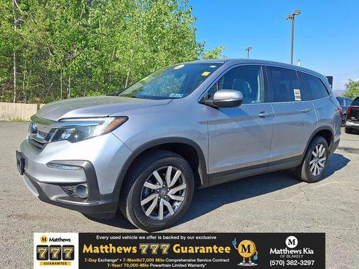 Lunar Silver Metallic 2021 Honda Pilot AWD EX-L