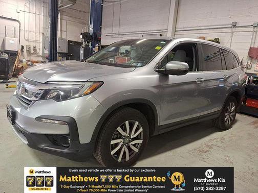 Lunar Silver Metallic 2021 Honda Pilot AWD EX-L