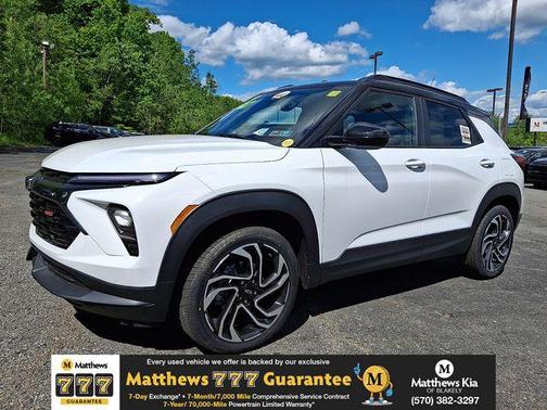 Summit White 2024 Chevrolet Trailblazer RS
