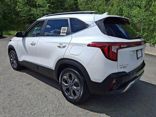 Clear White/Black Roof 2024 Kia Seltos S
