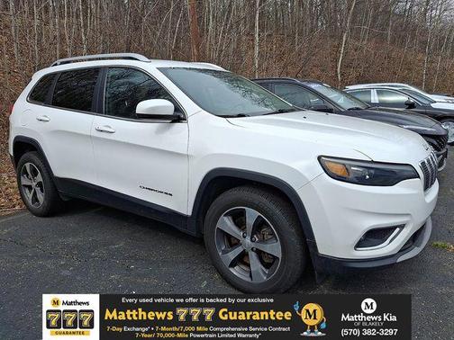 Bright White Clearcoat 2019 Jeep Cherokee Limited