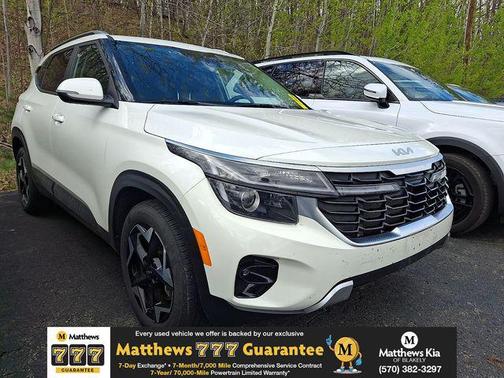 Snow White Pearl 2024 Kia Seltos EX