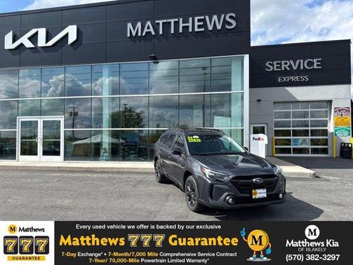 Gray Metallic 2024 Subaru Outback Onyx Edition