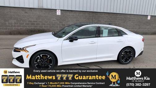 Glacial White Pearl 2023 Kia K5 GT-Line