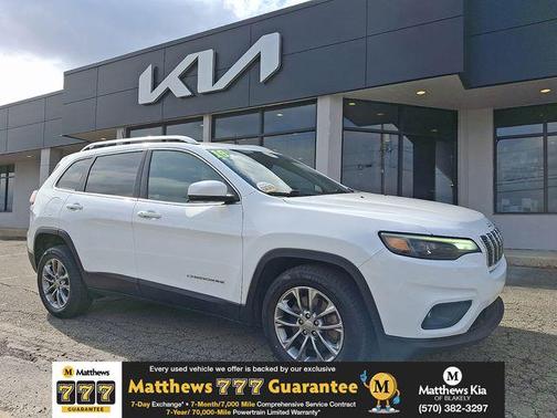 Bright White Clearcoat 2019 Jeep Cherokee Latitude Plus