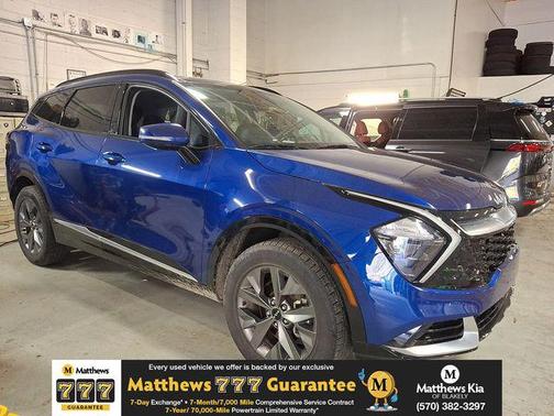Sapphire Blue 2023 Kia Sportage SX