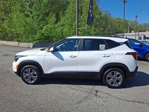 Clear White/Black Roof 2024 Kia Seltos S