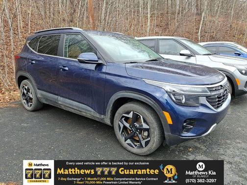 Dark Ocean Blue 2024 Kia Seltos EX