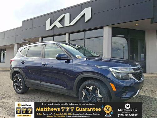 Dark Ocean Blue 2024 Kia Seltos EX