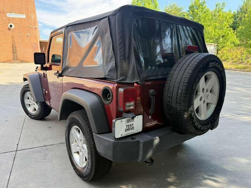 RED 2010 Jeep Wrangler Sport