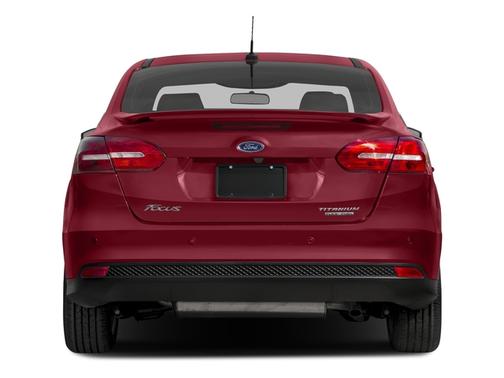 White Platinum Metallic Tri-Coat 2017 Ford Focus Titanium