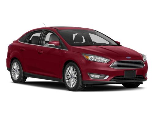 White Platinum Metallic Tri-Coat 2017 Ford Focus Titanium