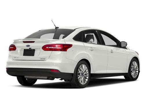 White Platinum Metallic Tri-Coat 2017 Ford Focus Titanium