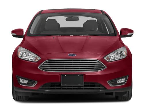White Platinum Metallic Tri-Coat 2017 Ford Focus Titanium