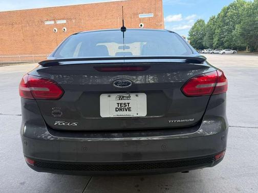 White Platinum Metallic Tri-Coat 2017 Ford Focus Titanium